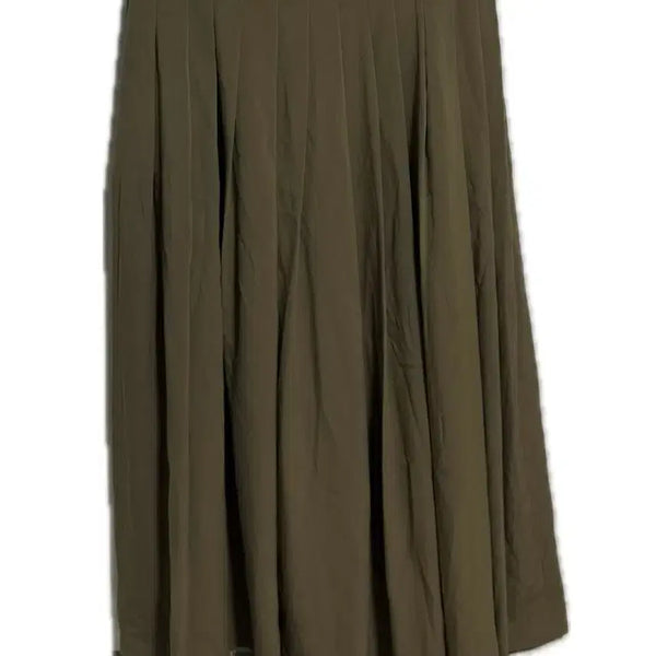 [BUNJANG] Pleated Long Skirt Brown / 플리츠 롱 스커트 브라운