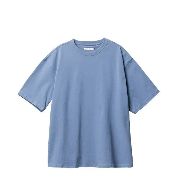 [BUNJANG] SteadyEverywear Relaxed Short Sleeve T-Shirt Washed Blue / 스테디에브리웨어 (Sew) / 릴렉스드 반팔 티셔츠 / 1