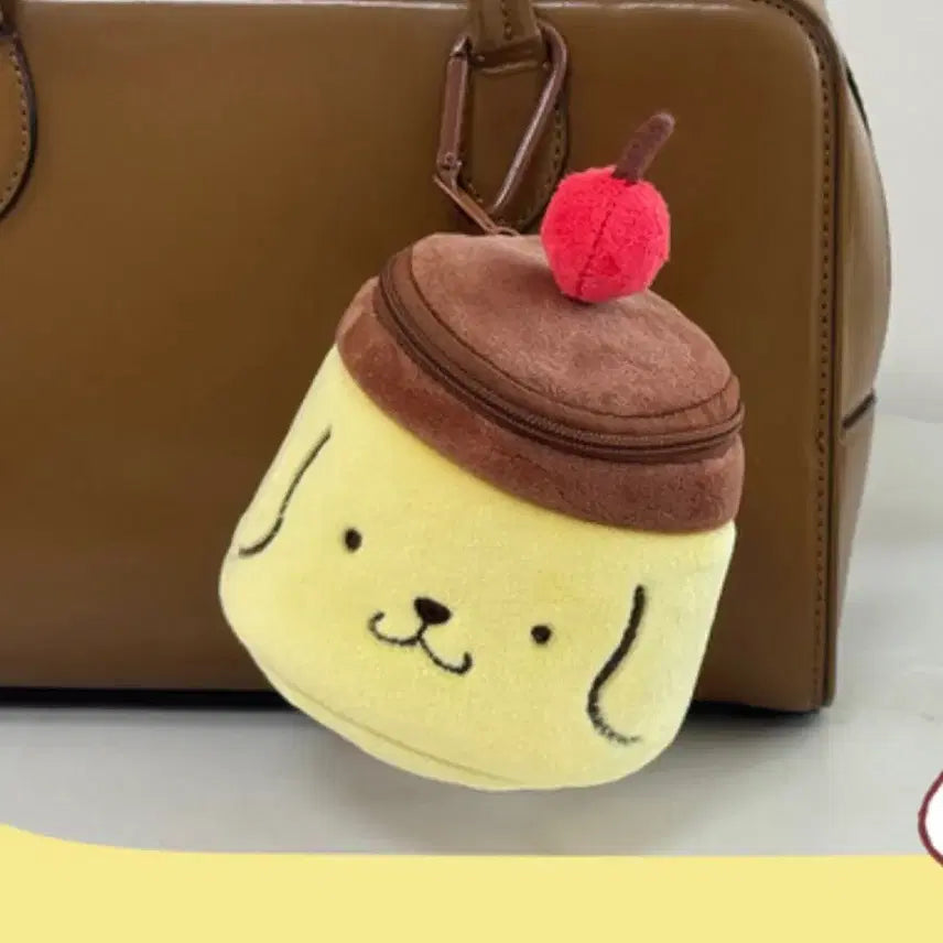[BUNJANG] Atelier Pompompurin Pudding Pouch Keyring Sanrio / 아떼 폼폼푸린 푸딩 파우치 키링 산리오