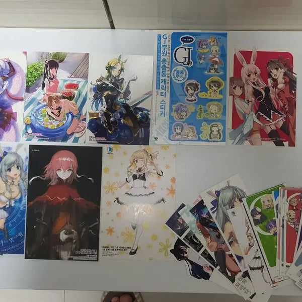 [BUNJANG] Light Novel & Manga Bookmark and Sticker Set / 라이트노벨&만화 책갈피, 스티커 모음