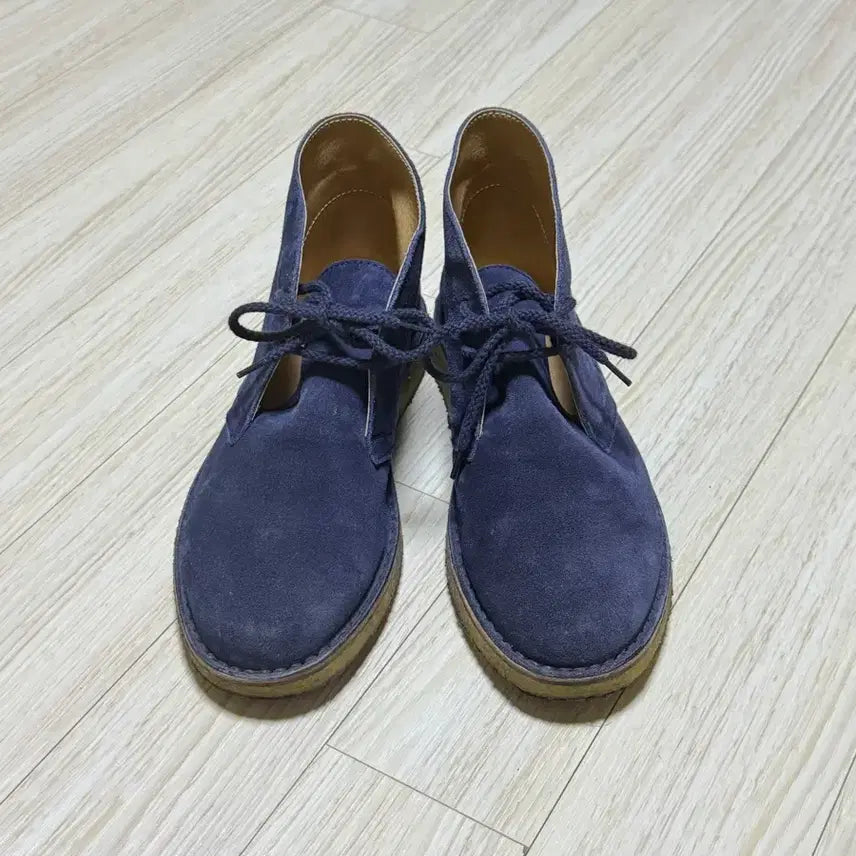 [BUNJANG] Unipair Stockton Navy Suede Chukka Boots / 유니페어 별주 스탁턴 네이비 스웨이드 처카부츠 39 (245-250)