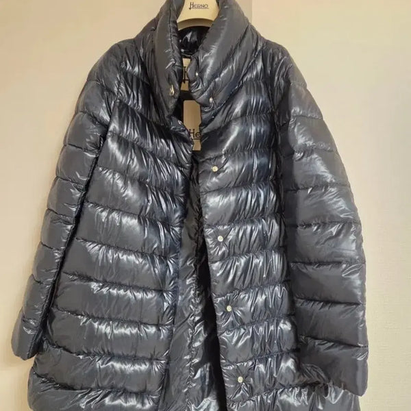 [BUNJANG] Herno Amelia Padded Jacket Navy Blue Size 42 / 에르노 아멜리아 패딩 네이비블루 42사이즈 팝니다