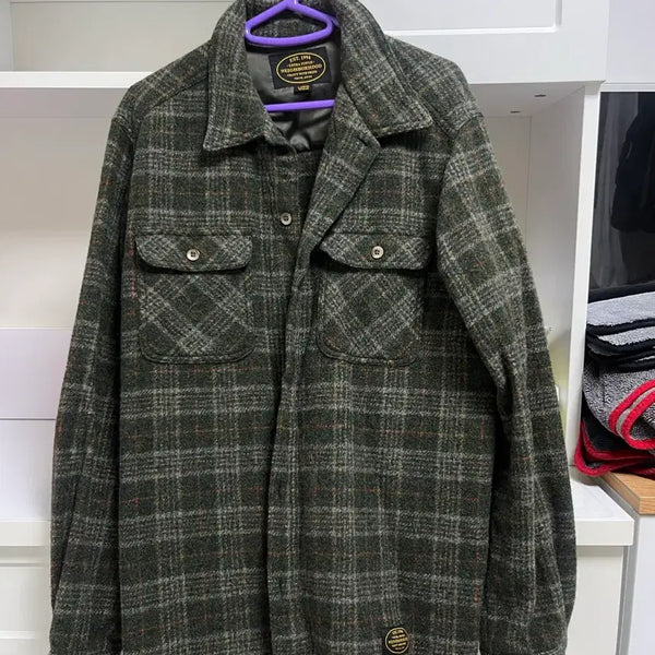 [BUNJANG] Neighborhood Check Pattern Winter Shirt Size L / 네이버후드 겨울 셔츠 판매합니다 사이즈L