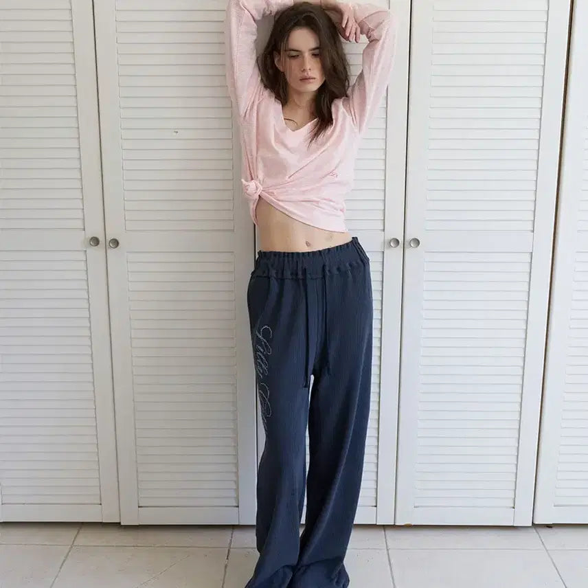 [BUNJANG] Lily Cote Lily Waffle Pants / 릴리코츠 릴리 와플 팬츠