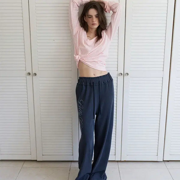 [BUNJANG] Lily Cote Lily Waffle Pants / 릴리코츠 릴리 와플 팬츠