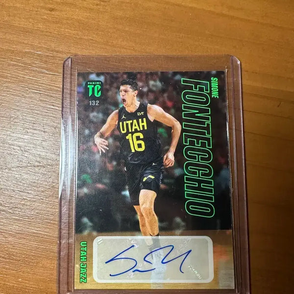 [BUNJANG] Simone Fontecchio Utah Jazz NBA Autographed Card / 시몬 폰테키오 유타재즈 NBA사인카드