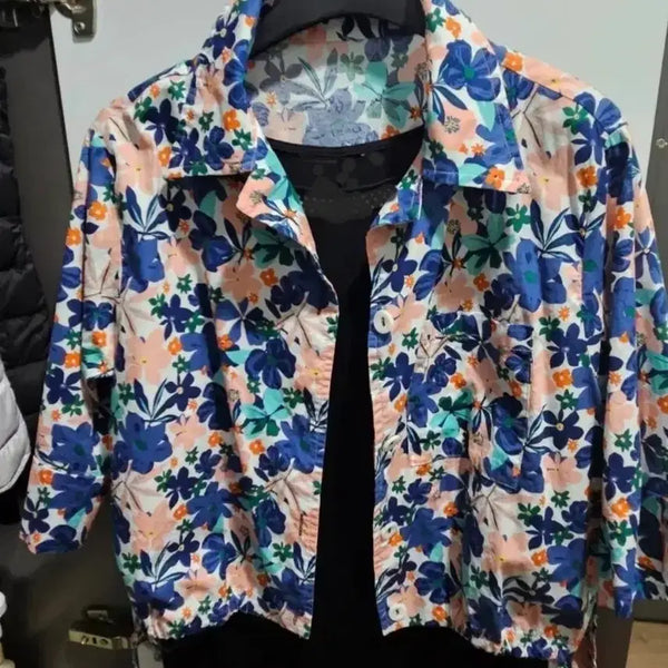 [BUNJANG] Ruched Cotton Cropped Jacket / 셔링  면 숏자켓