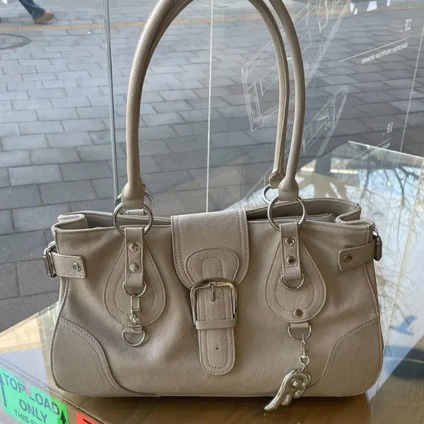 [BUNJANG] Dimanche Editor Bag Ivory / 디망쉬 dimanche  에디터 백 아이보리