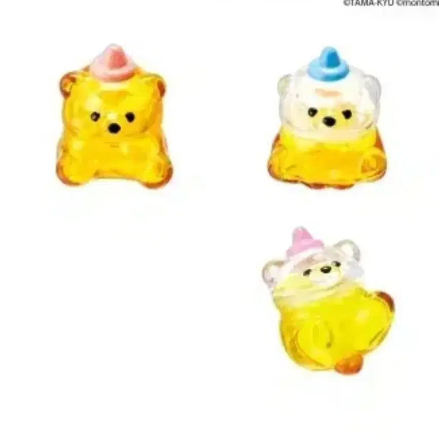 [BUNJANG] Honey Pot Baby Bear Soft Vinyl 3-Piece Bundle Set / 가챠 꿀통 아기 곰 소프비 3종 (일괄)