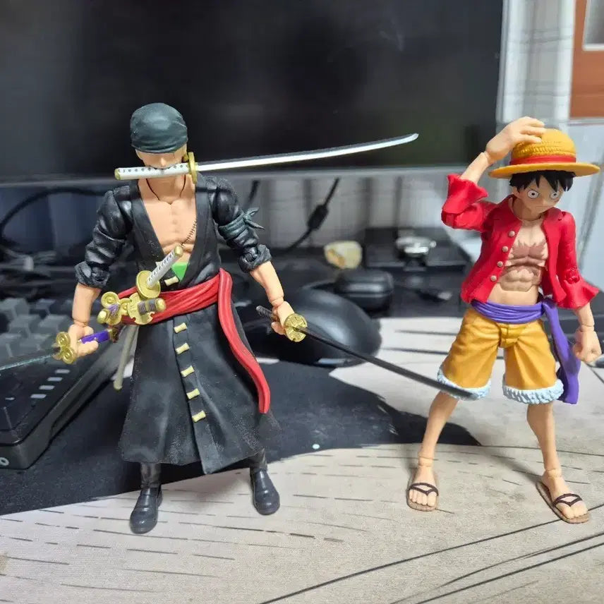 [BUNJANG] Bandai SHF One Piece Luffy Zoro Figures / shf 반다이 원피스 루피 조로 피규어