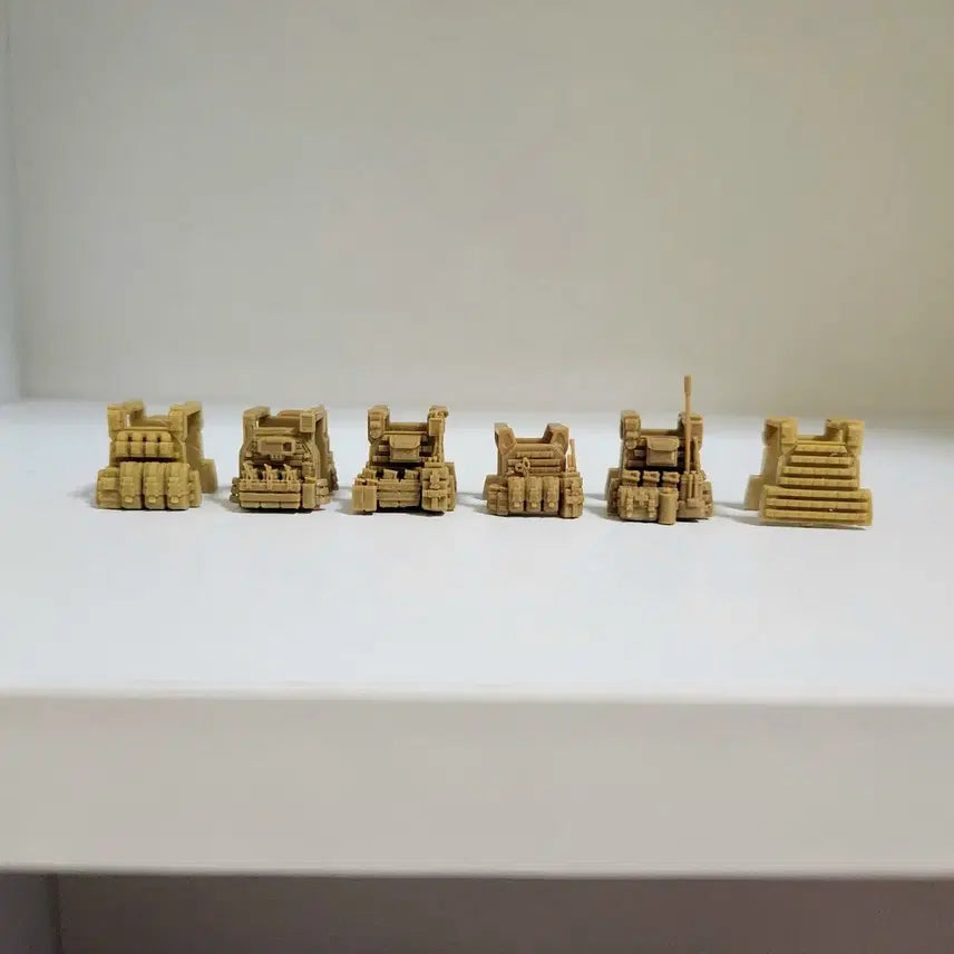 [BUNJANG] LEGO Military Uniform Minifigure Bundle Set (5 pcs) / 레고 밀리터리 피규어  방ㅌ복 일괄 6개 판매