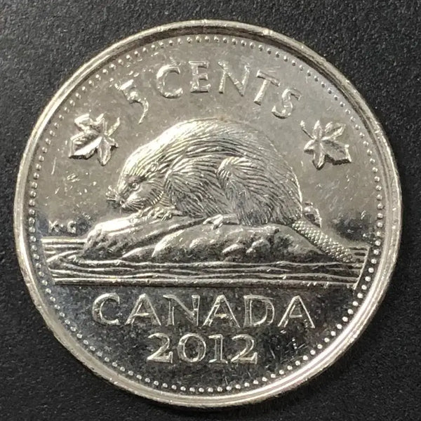 [BUNJANG] 2012 Canada 5 Cent Coin / 2012년 캐나다 5센트 동전 w2180