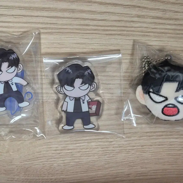 [BUNJANG] Garbage Time Sungsoo Sung Acrylic Block & Small Face Keyring Bundle Set / 갑타 성준수 코롯토 아크릴 블럭 작뿡얼굴키링 가비지타임