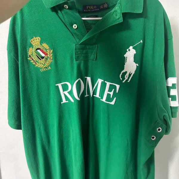 [BUNJANG] Polo Ralph Lauren Chef Keep T-Shirt Green 2XL / [2XL] 폴로 치프키프 카라티 그린