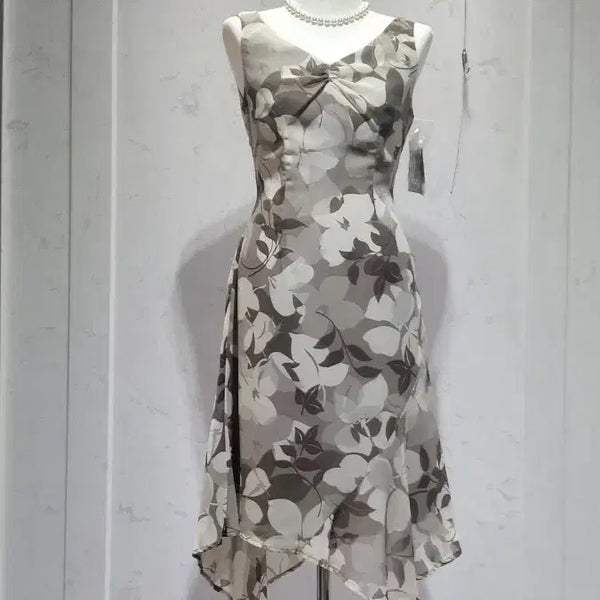 [BUNJANG] Floral Pattern Midi Dress / 플라워 패턴 원피스