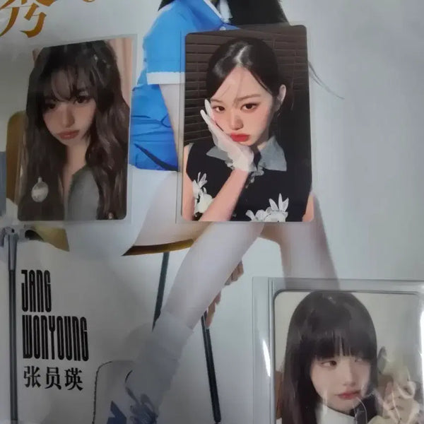[BUNJANG] Jang Wonyoung GRZIA Magazine Bundle Set Photocard / 장원영 GRZIA 미개봉 잡지+센스잡지포카 일괄팝니다