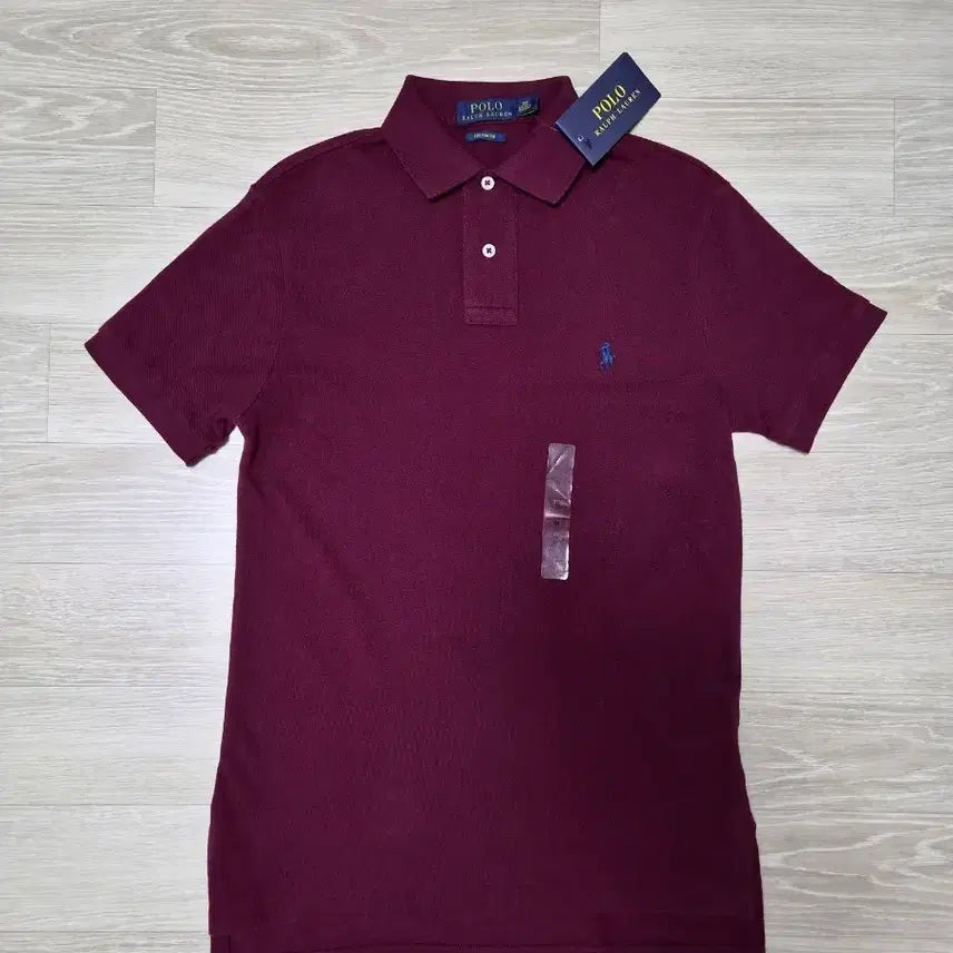 [BUNJANG] Polo Ralph Lauren Short Sleeve Polo Shirt Burgundy / 폴로 랄프로렌 카라티 버건디XS-S,(여)S-M
