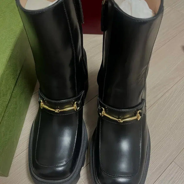 [BUNJANG] Gucci Horsebit Ankle Boots / 정품)구찌 홀스빗 앵클부츠38(235~245)