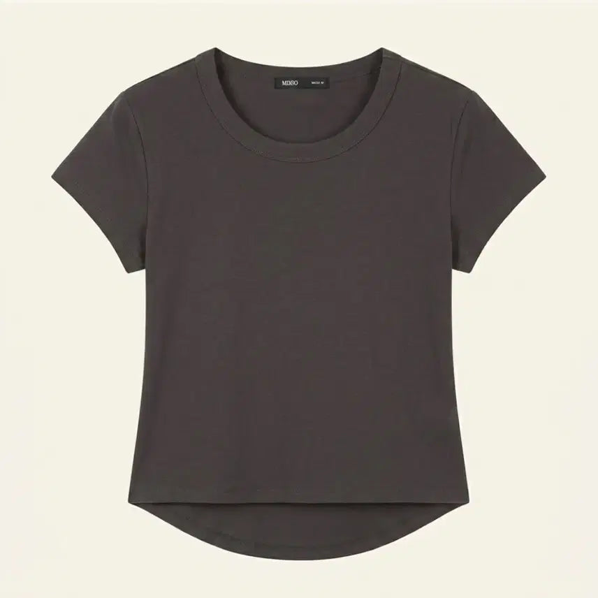 [BUNJANG] MIXXO Cut-out Detail Cropped T-Shirt / 미쏘 반팔 절개 크롭