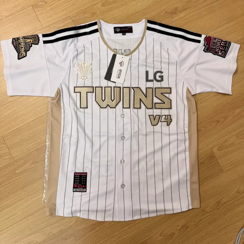 [BUNJANG] LG Twins Park Hae-min Player Marked Championship Jersey (Size 95) / 엘지트윈스 X 우승유니폼 X 박해민마킹(95)