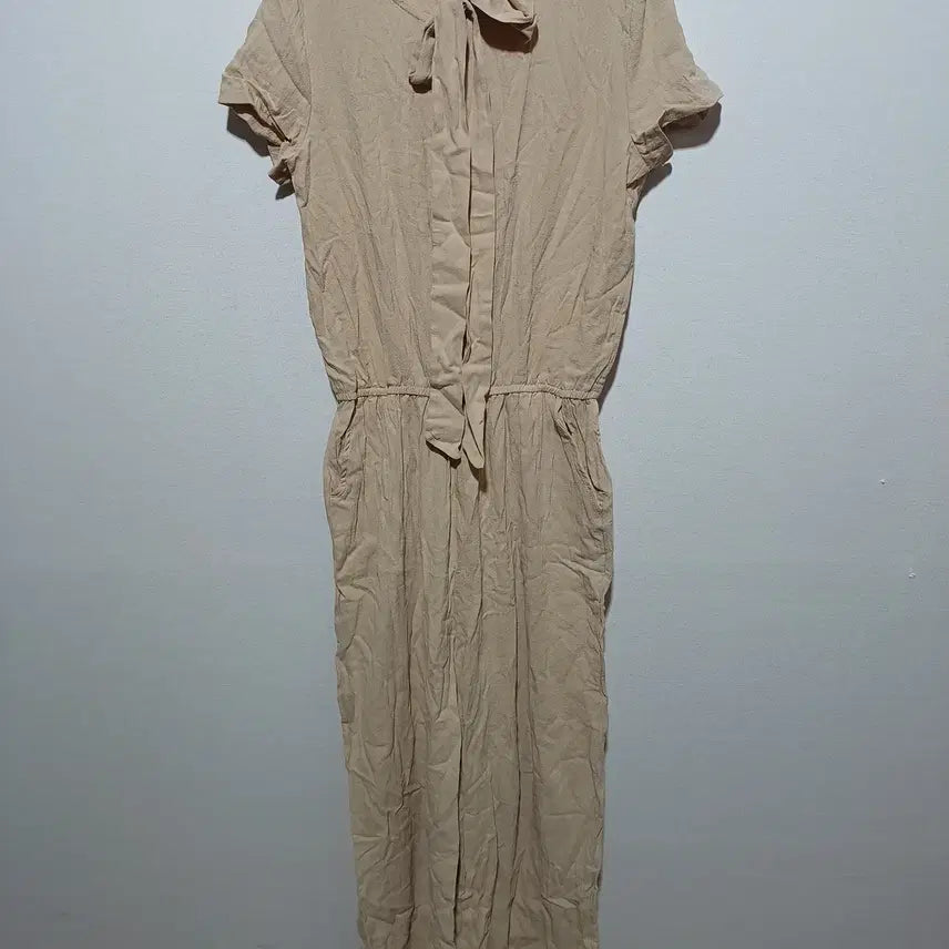 [BUNJANG] Linen Short Sleeve Dress M / 반팔 린넨 원피스 M (26A1397)