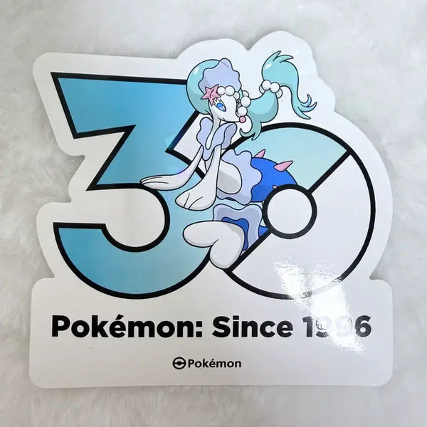 [BUNJANG] Pokemon 30th Anniversary Logo Sticker Nurirene / 포켓몬 30주년 로고 스티커 누리레느