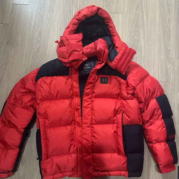 [BUNJANG] KOLON Hestia Men's Red Size M Down Jacket / 코오롱 헤스티아 레드 M사이드 A급