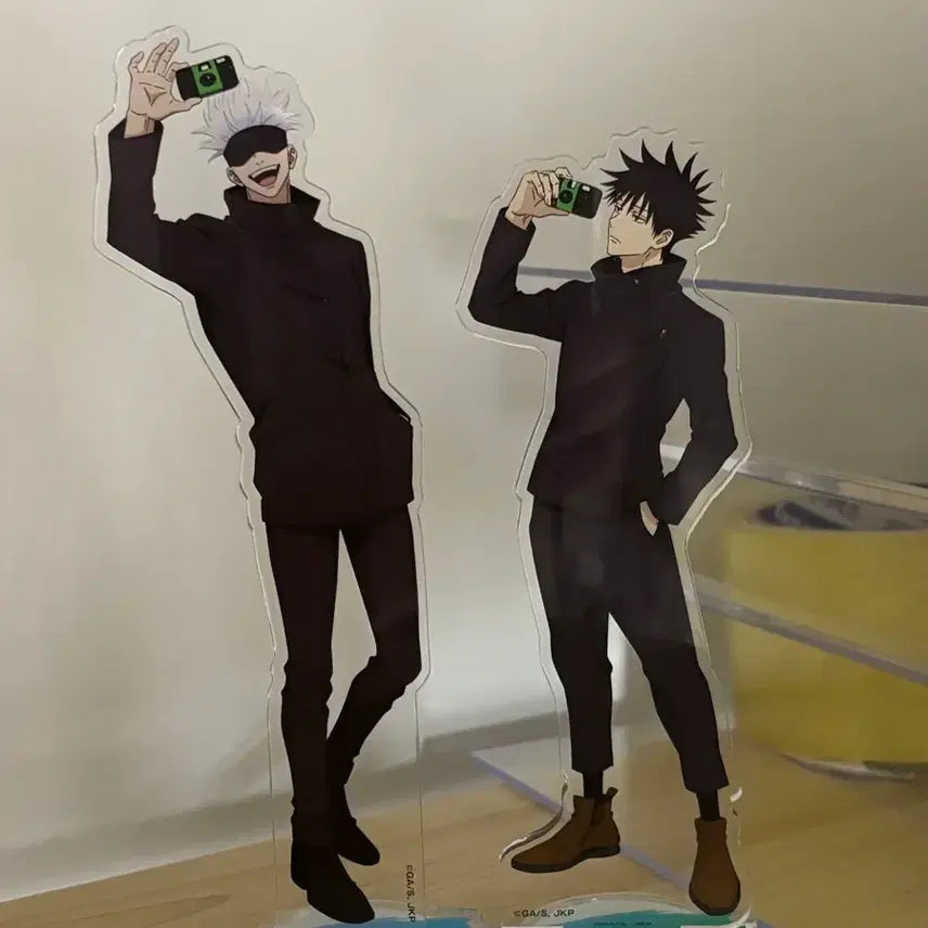 [BUNJANG] Gojo Satoru & Fushiguro Megumi Camera Acrylic Stand Bundle Set / 일괄 고죠 사토루 후시구로 메구미 카메라 아크릴 스탠드