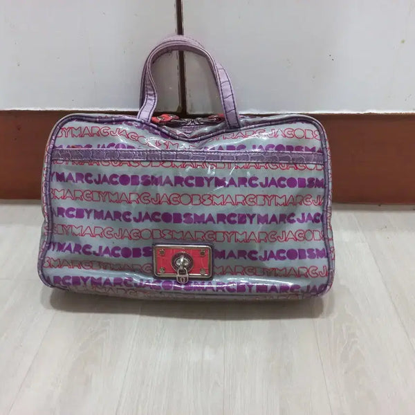 [BUNJANG] Marc Jacobs Women's Tote Bag Transparent Vinyl Logo Pattern / 마크제이콥스 정품 여성가방 토트백 비닐가방 상태양호