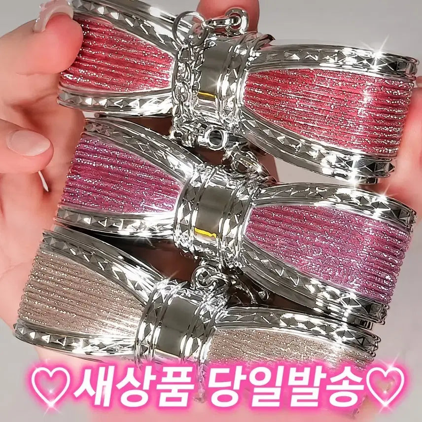 [BUNJANG] Ribbon Tint Keychain - Pink Peach / 1호) 일본 키링 리본 틴트 핑크 피치