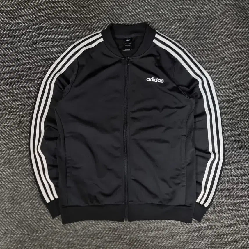 [BUNJANG] Adidas Three-Stripes Track Top Jersey Black L / 아디다스 트랙탑 삼선 져지 블랙