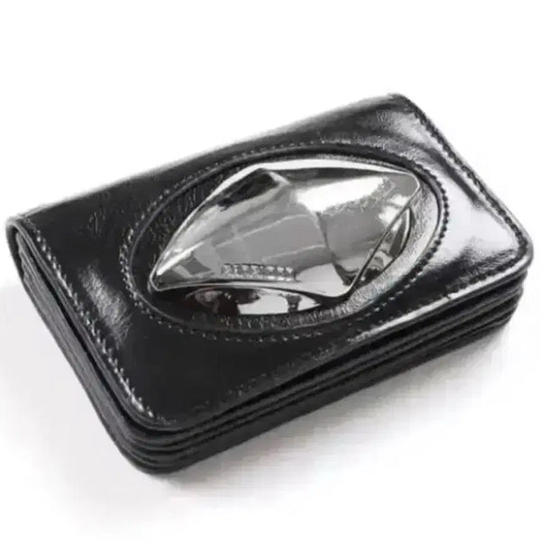 [BUNJANG] BADBLOOD Ellipse Symbol Accordion Wallet / 배드블러드 엘립스 심볼 아코디언 지갑