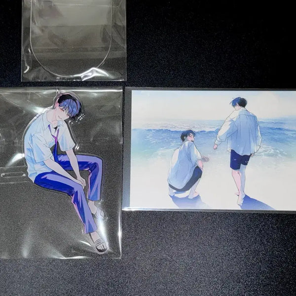 [BUNJANG] The Great Debut or Death (Demutj) Park Mun-dae Noodle Stopper Acrylic Stand, Kkunsdae Postcard Bundle Set / 데못죽 박문대 네어님 누들스토퍼 아크릴 큰세문대 엽서 일괄