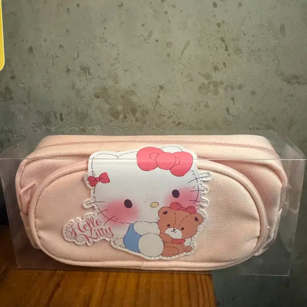 [BUNJANG] Sanrio Hello Kitty Pink Pencil Case (New) / 헬로 키티 산리오 핑크 필통 (새제품)