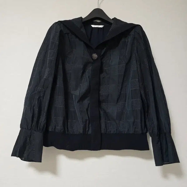 [BUNJANG] Givy Check Blouse & Jacket (Size 65/66) / givy 체크 블라우스 &자켓65