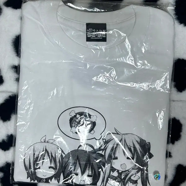 [BUNJANG] Lucky Star Nendoroid Puchi Kagami Set with Official T-Shirt (Sealed) / (미개봉) 러키스타 넨도 푸치 카가미 / 러키스타 공식 티셔츠