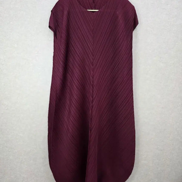 [BUNJANG] Pleated Flare Long Dress / 플리츠 플레어 롱 원피스