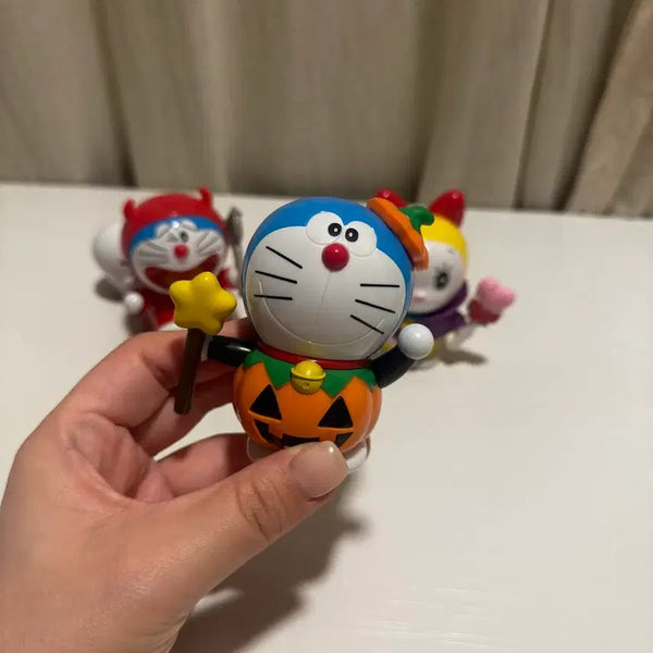 [BUNJANG] Doraemon & Dorami Halloween Edition Figures Bundle Set / 도라에몽, 도라미 피규어 3개 일괄
