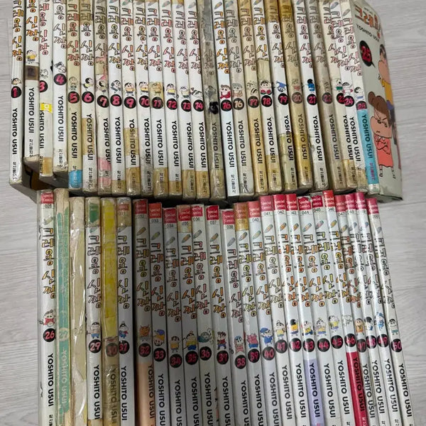 [BUNJANG] Crayon Shin-chan Manga Volumes 1-50 First Edition Set / 만화 크레용신짱 1~50권 초판 판매합니다