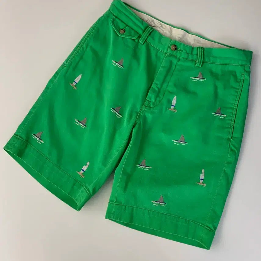 [BUNJANG] Polo Ralph Lauren Embroidered Shorts / 폴로 자수 반바지