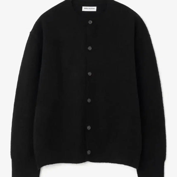 [BUNJANG] Milo Archive Crop Move Cardigan Black / (M) 밀로아카이브 크롭 무브 가디건 [블랙]