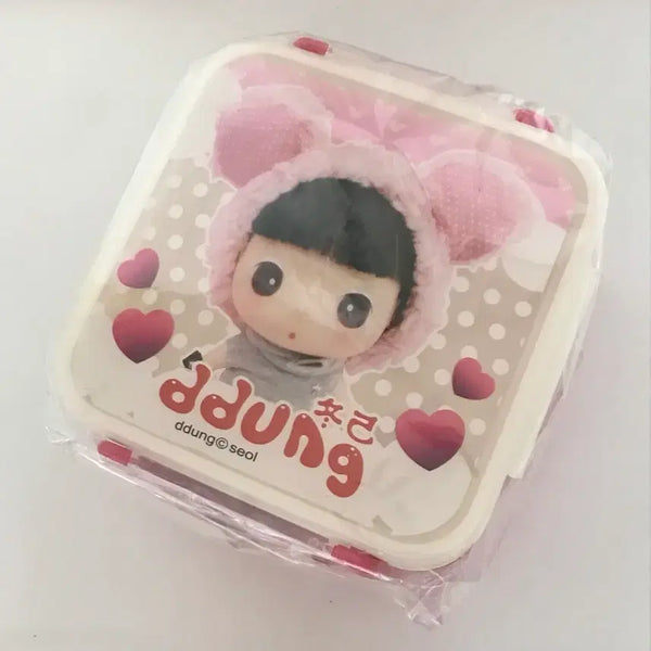 [BUNJANG] Classic Patrick Star Lunch Box / Storage Container / 고전 뚱이 도시락통 이중 핑크 소품함 다꾸