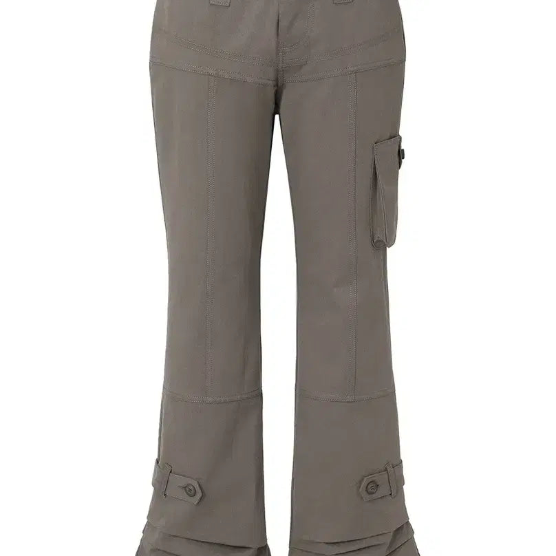 [BUNJANG] 3Times Lace Cargo Pants Khaki Brown S / (택달린새상품) 쓰리타임즈 레이스 카고 팬츠 카키 브라운 s