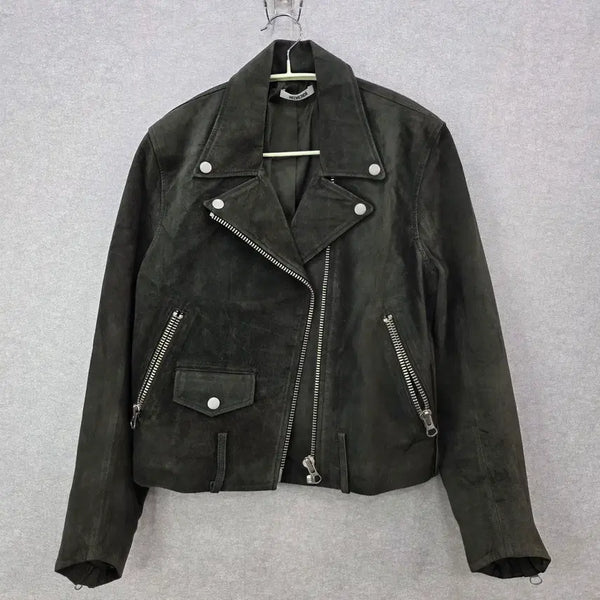 [BUNJANG] Helvetca Suede Rider Jacket / 헬베티카 스웨이드 라이더 자켓 HELVETICA