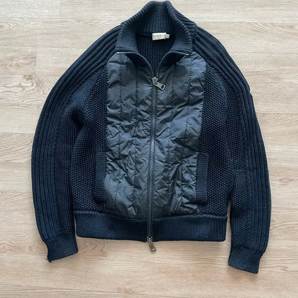[BUNJANG] Moncler Knit Padded Jacket / 몽클레어 니트패딩