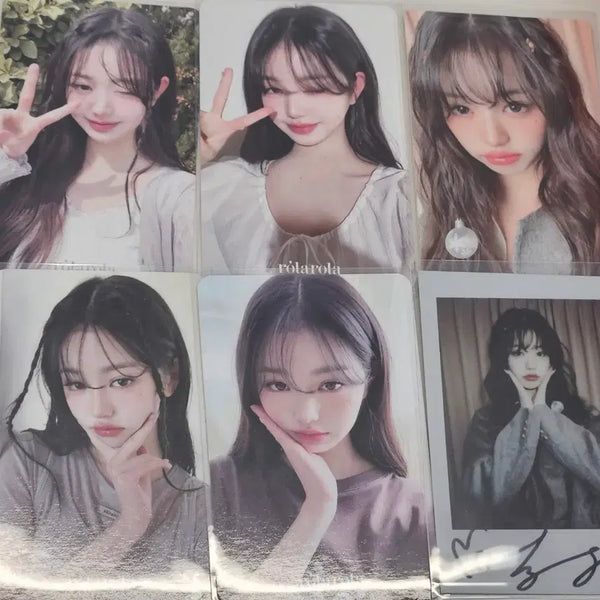[BUNJANG] Wonyoung (IVE) RoRaRoRa Summer Sense Photocard Bundle Set (4 types) / 장원영 광고 포토카드 로라로라 썸머 센스 sense 포카 6종 일괄