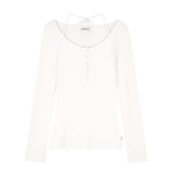 [BUNJANG] Clissp Belle Tie White Blouse / 클리시어 벨라티 화이트