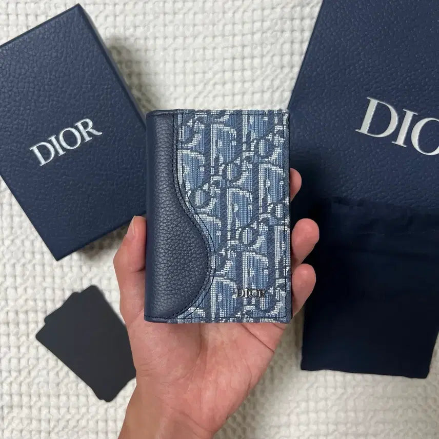 [BUNJANG] Dior Oblique Saddle Organizer Blue / (25년식 새상품급) 디올 오블리크 새들 오거나이저 블루