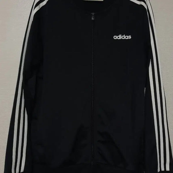 [BUNJANG] Adidas Three-Stripes Track Top Black L / 아디다스 삼선 트랙탑 블랙 L사이즈