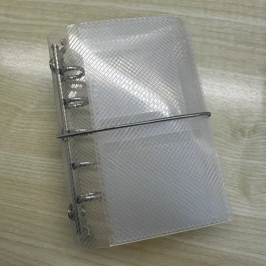 [BUNJANG] 3-Ring Transparent M5 Binder Diary / 3단 투명 M5 바인더 다이어리